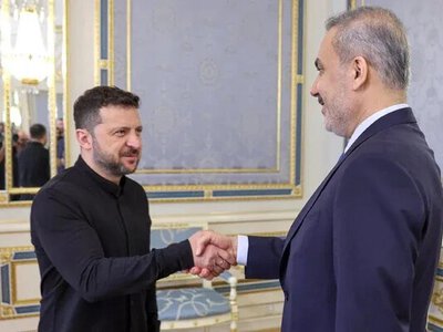 Відео: Зеленський зустрівся з главою МЗС Туреччини та вручив йому державну нагороду
