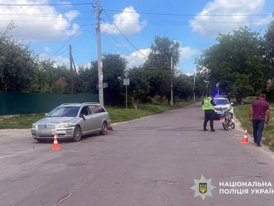 У Миргородському районі 13-річний скутерист постраждав у ДТП