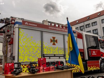 Німеччина передала ДСНС сучасне рятувальне обладнання для швидшої ліквідації наслідків російських атак