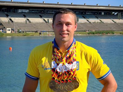 Вогнеборець з Одещини виборов сім золотих медалей на чемпіонаті Європи з веслування