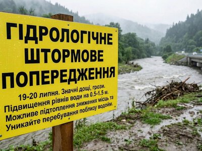 Стихія насувається на Закарпаття: оголошено штормове попередження, в горах є загроза сходження селів