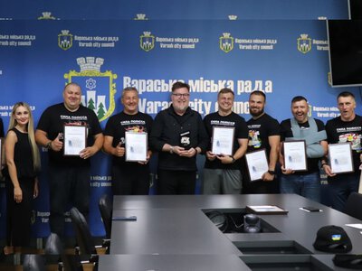 Дев’ятьох ветеранів із Вараша відзначили за спортивні досягнення