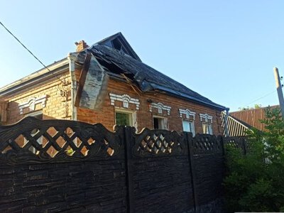 Сьогодні зранку росіяни двічі атакували Дергачі. Постраждали п'ятеро поліцейських