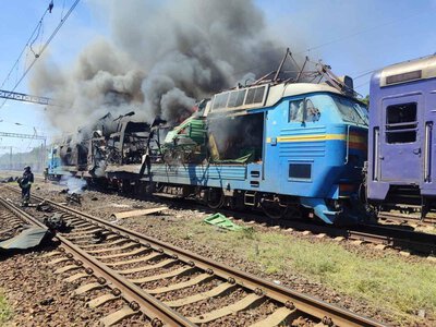 Окупанти вдарили по поїзду «Київ — Запоріжжя»