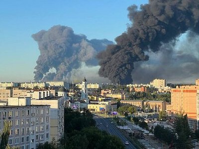 Дрони атакували Московську область: пожежі на складах та нафтобазі