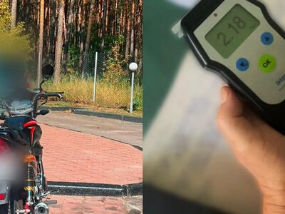 Без шолома та напідпитку: на Волині патрульні зупинили мотоцикліста-порушника