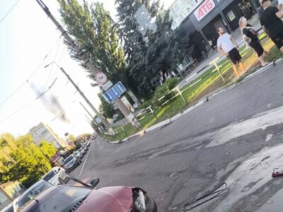 У центрі Кременчука сталась аварія – очевидці