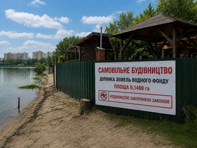 На Оболоні судитимуть підприємицю за незаконну забудову затоки «Собаче гирло»