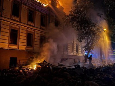 У ДСНС показали фото наслідків нічних ударів по Києву