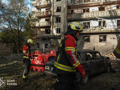 Росія здійснила одну з наймасовіших балістичних атак по Києву: загинула жінка, 15 поранених