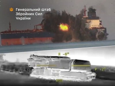 Сили оборони уразили два танкери, плавучий кран, ЗРК “Бук” та інші військові об’єкти росіян