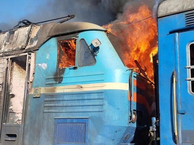 Окупанти атакували пасажирський поїзд на Запоріжжі