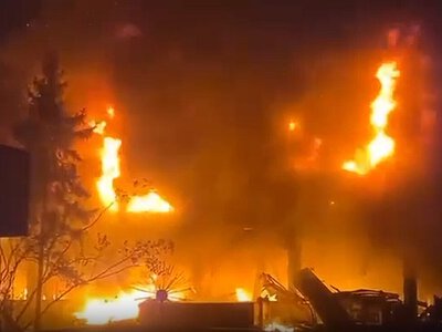 Внаслідок прямого ракетного влучання повністю знищено завод і склади виробника амуніції UKRTAC