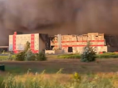 Під час російської атаки на Київ ракета влучила у склад GoodWine