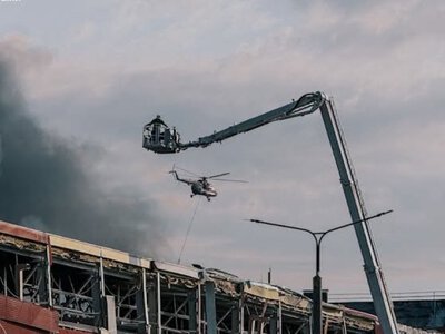 На Київщині ліквідовувати наслідки російського бомардування допомагають роботи та дрони