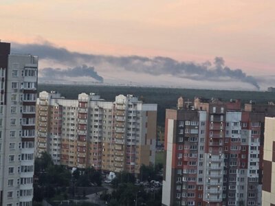 Масштабна пожежа спалахнула в Підмосков'ї після дронової атаки: куди могли вдарити