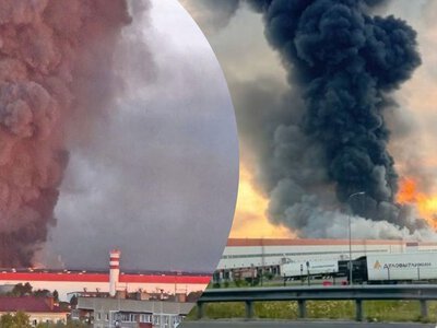 Летіло понад 400 дронів: під Москвою палають Південні ворота, склади Wildberries і нафтобаза