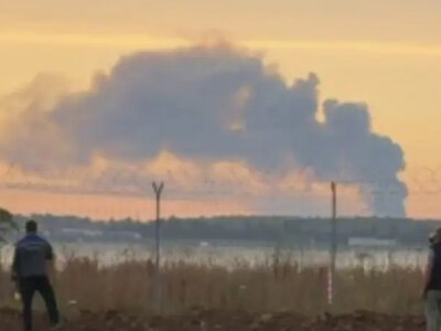 У Підмосков’ї спалахнула нафтобаза (відео)