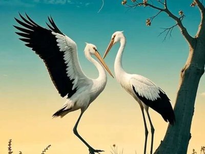 Історія кохання у Бердичеві: лелека у дворі — любов у сім’ї
