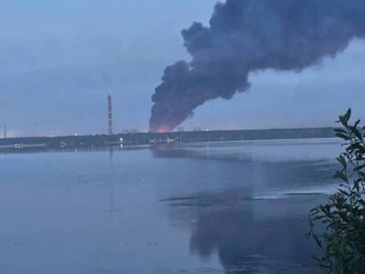 Після вибухів спалахнула пожежа у російському Липецьку в районі ТЕЦ