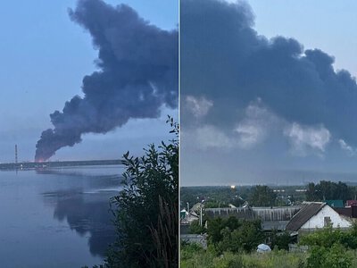 У російському Липецьку після атаки сталася пожежа біля ТЕЦ і металургійного комбінату