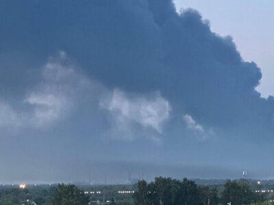 У Липецьку рф під атакою була промислова зона: виникла пожежа біля ТЕЦ і металургійного заводу