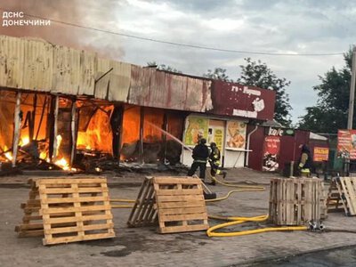 У Краматорську згорів магазин: за минулу добу рятувальники ліквідували три пожежі