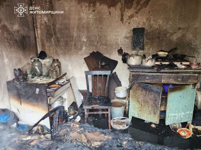 У Чуднові спалахнула пожежа в приватному будинку