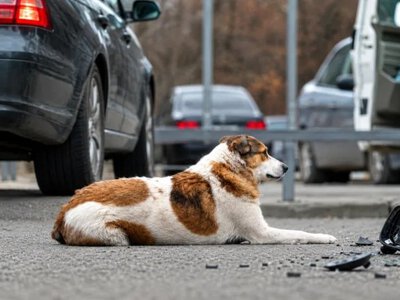 Водіїв хочуть суворіше карати за покинуту після ДТП тварину