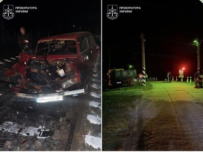 15-річна дівчина загинула від удару автівки об вантажний потяг