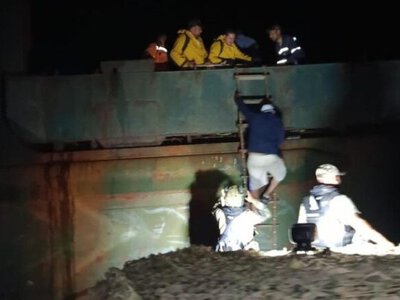 У Чорному морі після атаки рф морська охорона ДПСУ врятувала 16 моряків палаючого балкера Golden Rose