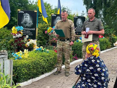 Полеглого захисника із Лисянщини посмертно нагородили “Хрестом доблесті”