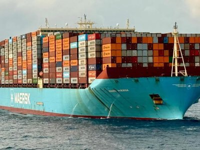Maersk зупиняє контейнерні рейси до українського порту Чорноморськ через атаки рф