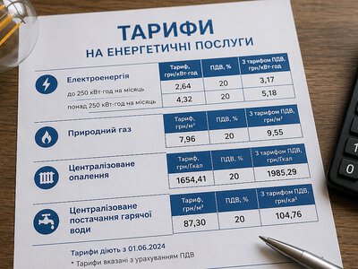 Міненерго пояснило, чи підвищуватимуть тарифи на світло та газ з 2027 року