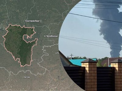 Дрони долетіли до Башкортостану: було кілька прильотів, палає ЛВДС Субханкулово