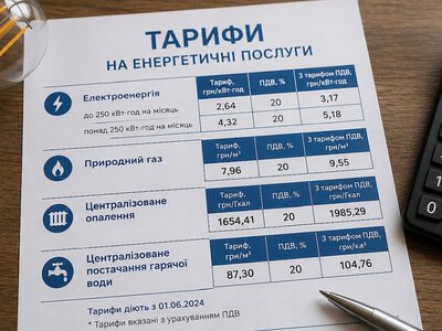 Тарифи на світло та газ: чи планують їх переглянути у 2026 році
