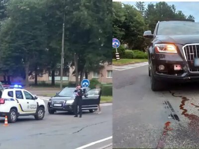 П’яний водій в’їхав у дорожній стовпчик у Рівному