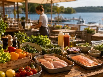 Постачання продуктів для сезонного закладу біля води: як не втратити на псуванні