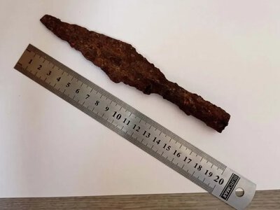 У Турійську знайшли наконечник списа часів Київської Русі