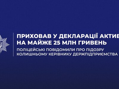Ексдиректор держпідприємства приховав активи на 25 млн грн