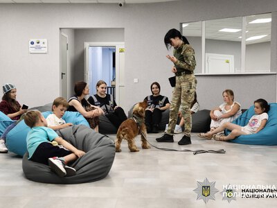Каністерапія для дітей у Києві: свято з поліцейськими псами