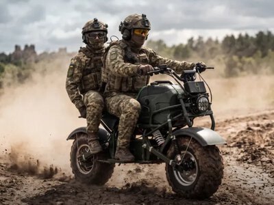 Байк-генератор, що не активує міни. Міноборони показало новий транспорт для ЗСУ