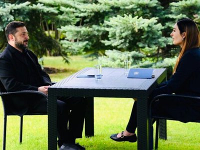 Блогерка Лумер взяла інтерв’ю у Зеленського в Києві