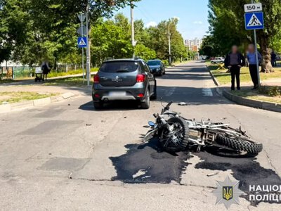 У Вараші мотоцикліст утікав від поліції й потрапив у ДТП
