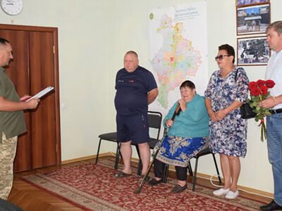 У Нових Санжарах родині полеглого Захисника Андрія Кульбацького передали орден «За мужність»