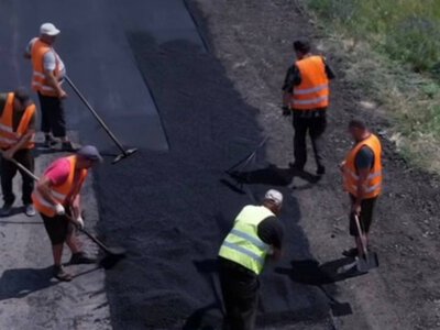 На Вінниччині за тиждень оновили понад 6 тисяч квадратних метрів дорожнього покриття у 12 громадах