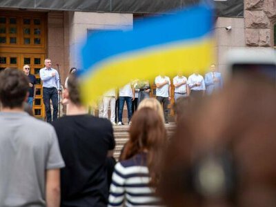 Подія, що передувала Незалежності: у Києві відзначили річницю підняття прапора