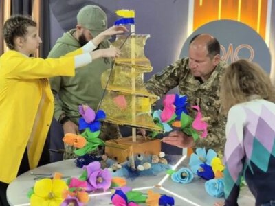 Від арттерапії до телеекранів: діти й Захисники України створюють спільний проєкт про ментальне відновлення. ФОТО