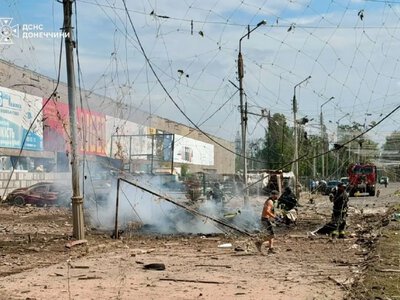 Внаслідок авіаудару КАБами по Слов'янську загинули п'ятеро людей, дев'ятеро отримали поранення, – ДСНС