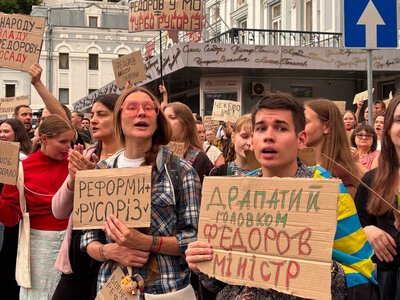 У Києві та Львові знову вийшли на протест за повернення Федорова (ФОТО, ВІДЕО)